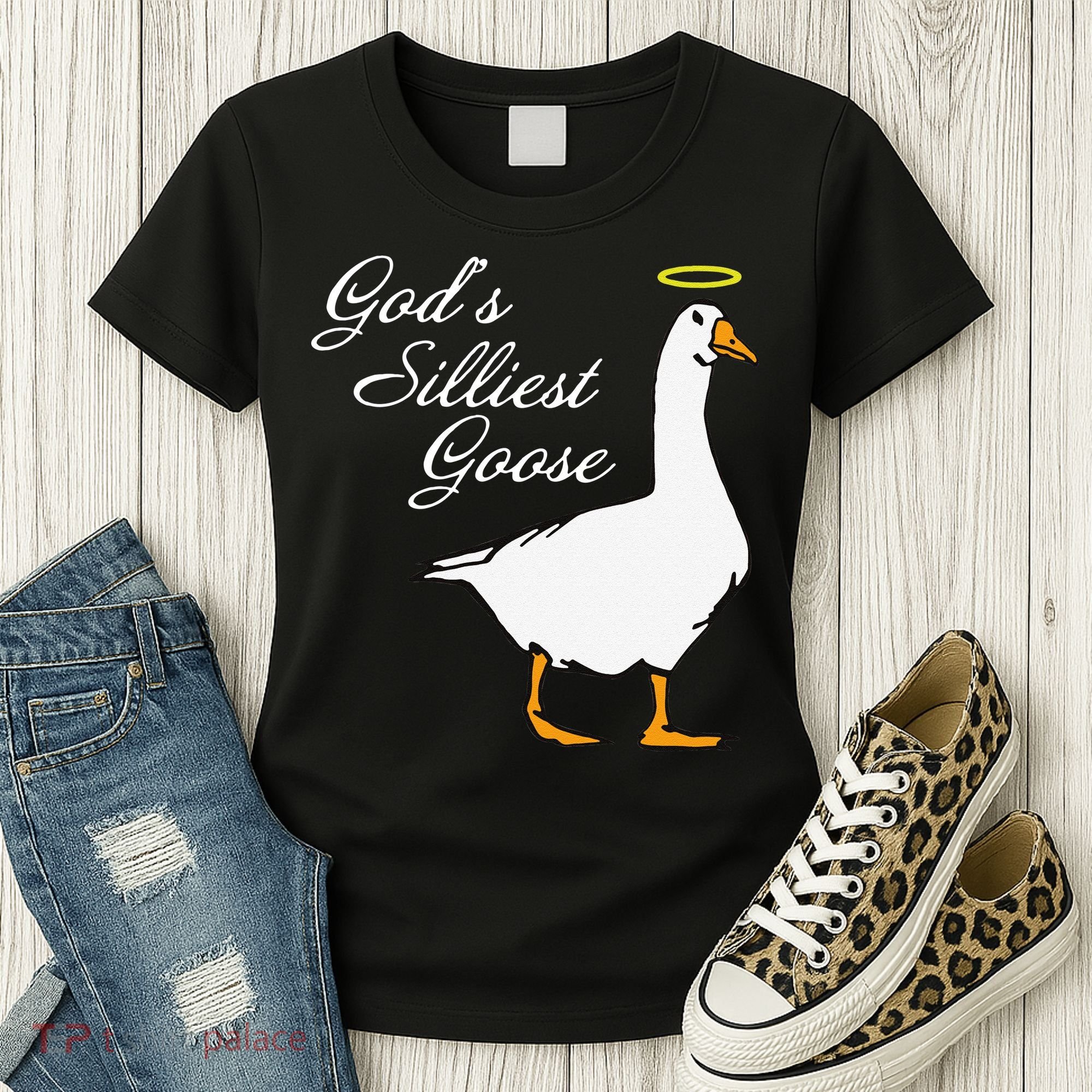 God's Silliest Goose Funny Women's T-Shirt