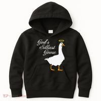 God's Silliest Goose Funny Kids Hoodie thumb 0