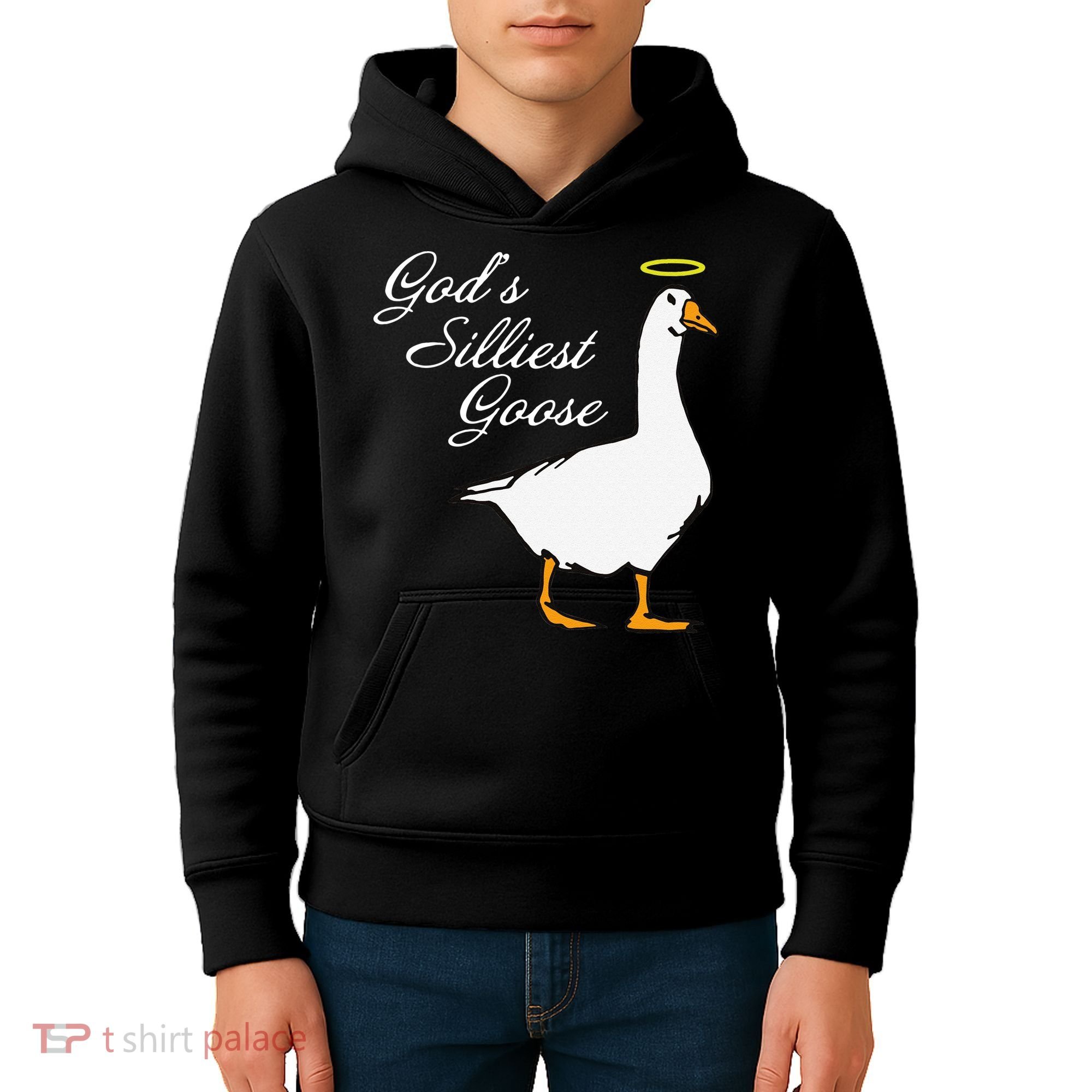 God's Silliest Goose Funny Kids Hoodie
