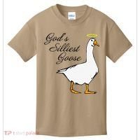 God's Silliest Goose Funny Kids T-Shirt thumb 0