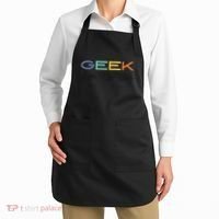 Geek Science Geek Is Chic It Nerd Funny Tech Geeky Stem Apron thumb 2