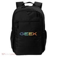 Geek Science Geek Is Chic It Nerd Funny Tech Geeky Stem Backpack thumb 0