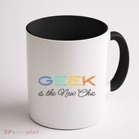 Geek Science Geek Is Chic It Nerd Funny Tech Geeky Stem Coffee Mug thumb 1