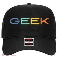 Geek Science Geek Is Chic It Nerd Funny Tech Geeky Stem Hat thumb 0