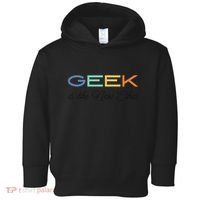 Geek Science Geek Is Chic It Nerd Funny Tech Geeky Stem Toddler Hoodie thumb 0