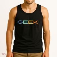 Geek Science Geek Is Chic It Nerd Funny Tech Geeky Stem Tank Top thumb 3