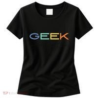 Geek Science Geek Is Chic It Nerd Funny Tech Geeky Stem Women's T-Shirt thumb 0