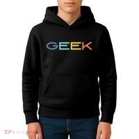 Geek Science Geek Is Chic It Nerd Funny Tech Geeky Stem Kids Hoodie thumb 4