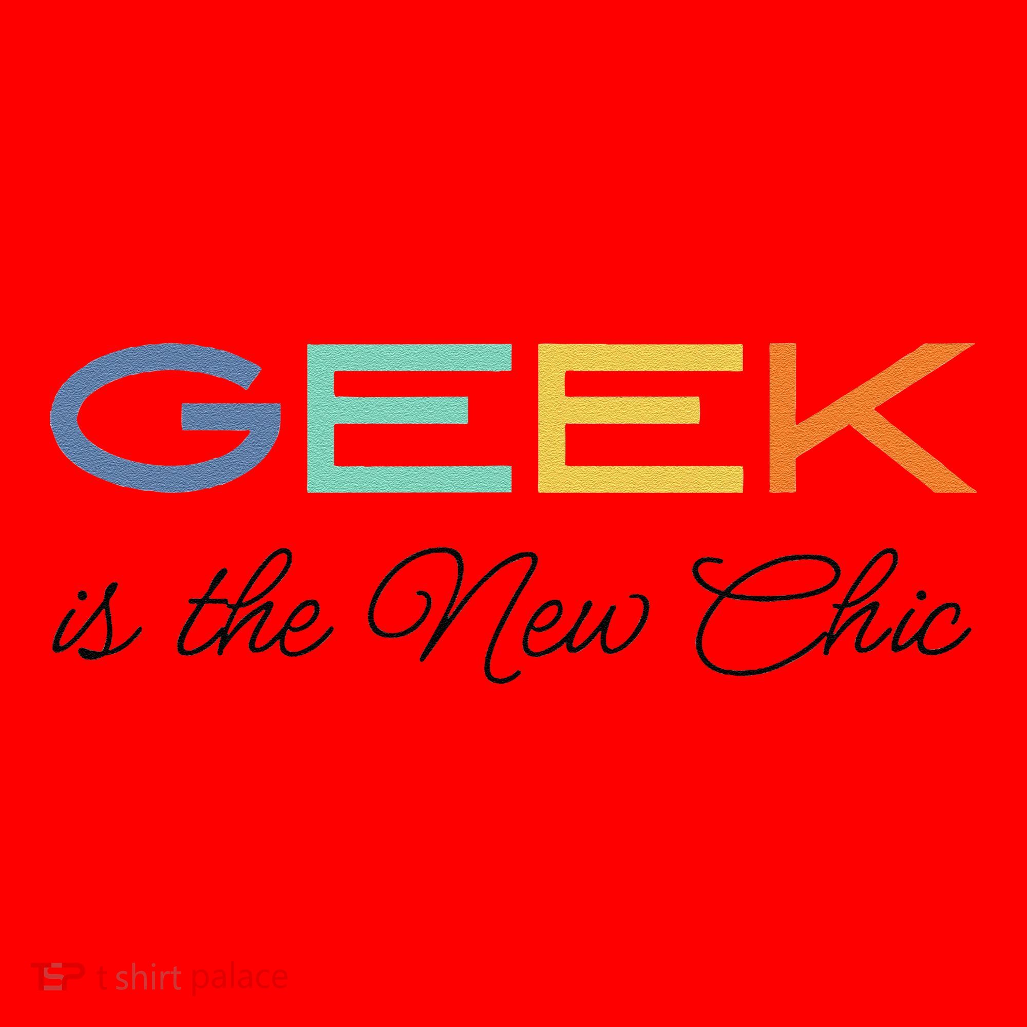 Geek Science Geek Is Chic It Nerd Funny Tech Geeky Stem Santa Hat