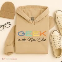 Geek Science Geek Is Chic It Nerd Funny Tech Geeky Stem Hoodie thumb 4