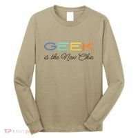 Geek Science Geek Is Chic It Nerd Funny Tech Geeky Stem Long Sleeve Shirt thumb 0