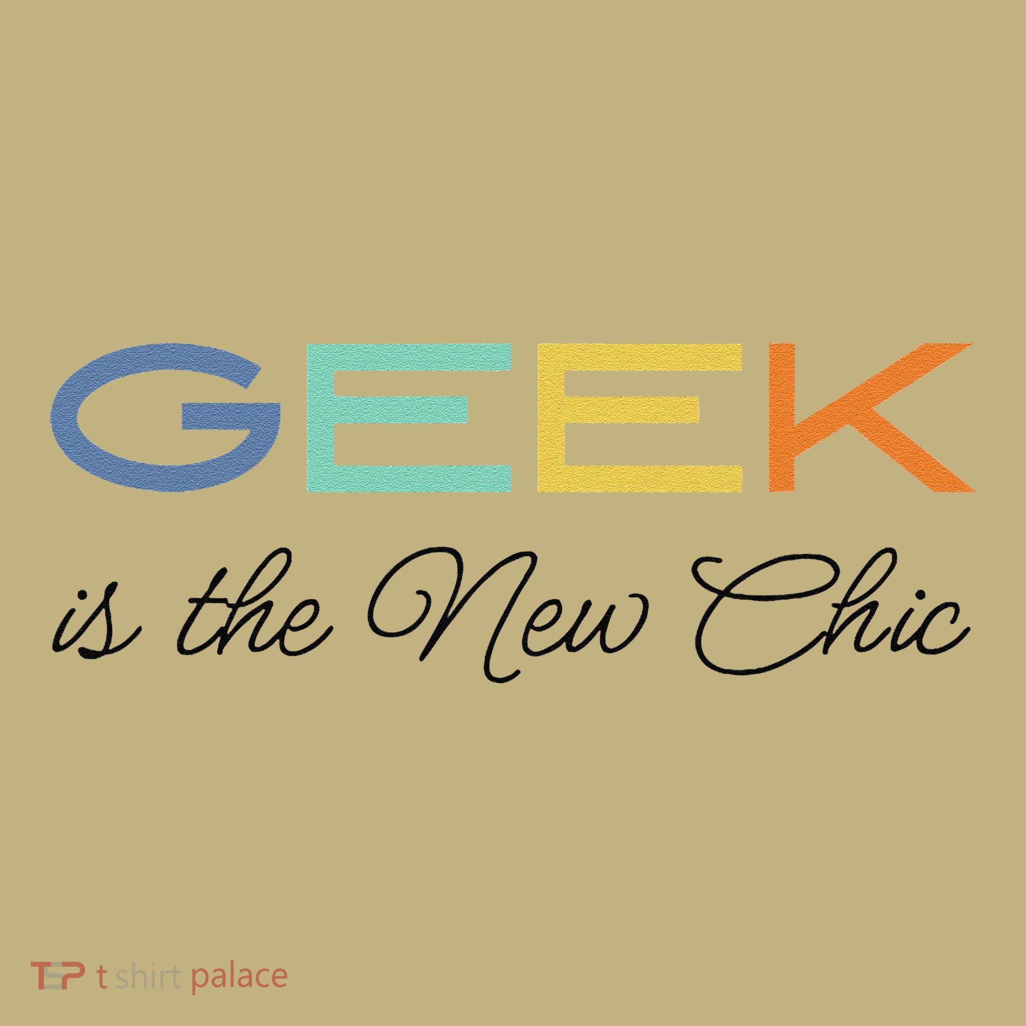 Geek Science Geek Is Chic It Nerd Funny Tech Geeky Stem Long Sleeve Shirt
