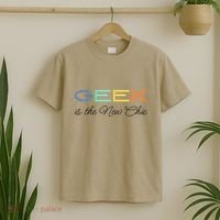 Geek Science Geek Is Chic It Nerd Funny Tech Geeky Stem T-Shirt thumb 2
