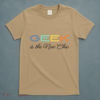 Geek Science Geek Is Chic It Nerd Funny Tech Geeky Stem T-Shirt thumb 5