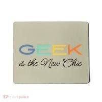 Geek Science Geek Is Chic It Nerd Funny Tech Geeky Stem Mousepad thumb 0