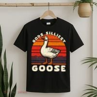 Gods Silliest Goose Costume Funny Meme Gifts Silly Goose T-Shirt thumb 2