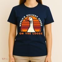 Gods Silliest Goose Costume Funny Meme Gifts Silly Goose T-Shirt thumb 4