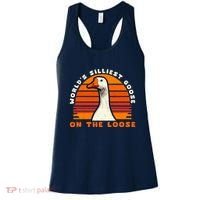 Gods Silliest Goose Costume Funny Meme Gifts Silly Goose Women's Tank Top thumb 0