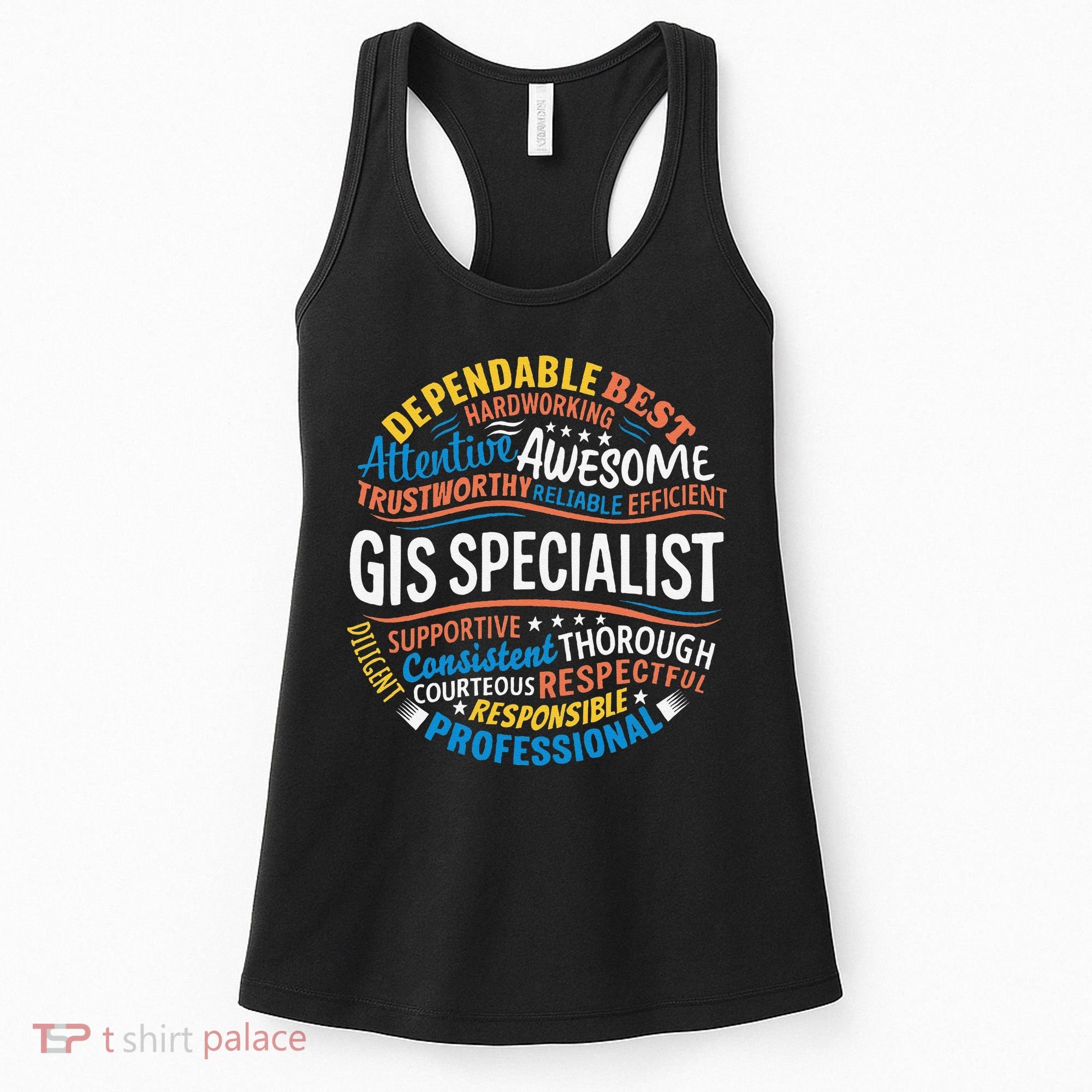 Gis Specialist Gifts Funny Appreciation Week Women's Tank Top