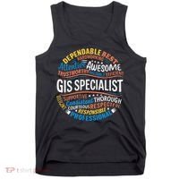 Gis Specialist Gifts Funny Appreciation Week Tank Top thumb 0