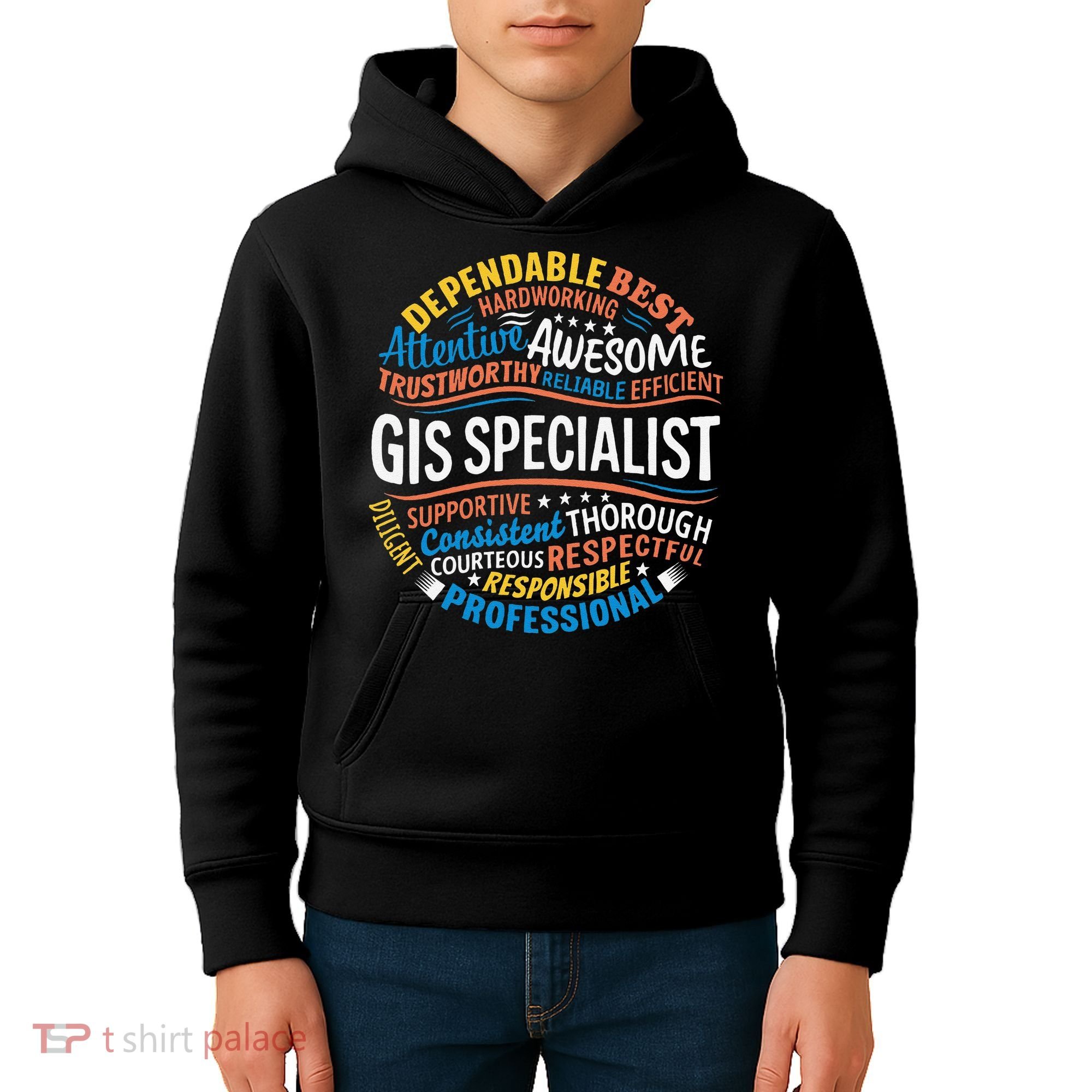 Gis Specialist Gifts Funny Appreciation Week Kids Hoodie