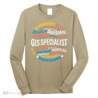 Gis Specialist Gifts Funny Appreciation Week Long Sleeve Shirt thumb 0