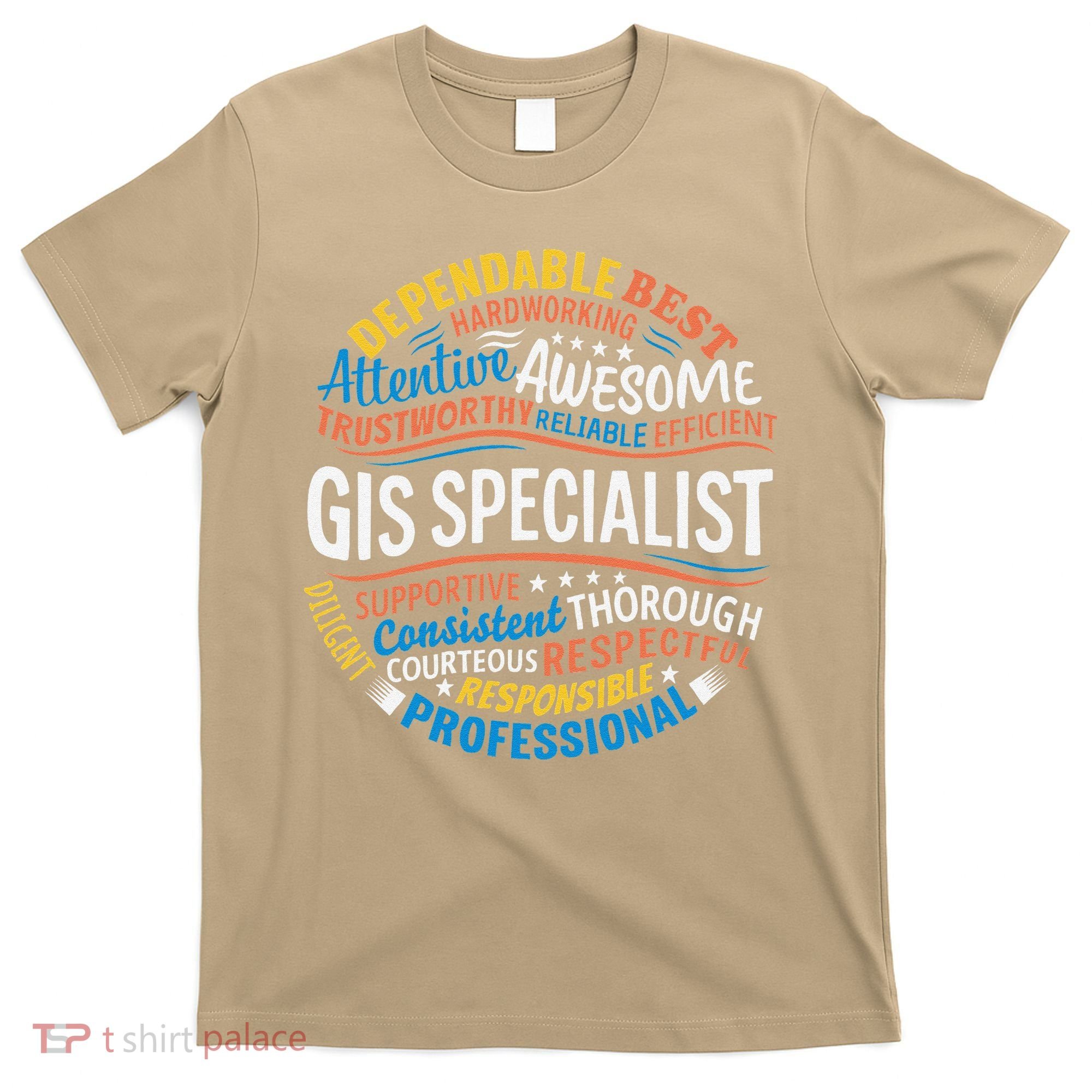 Gis Specialist Gifts Funny Appreciation Week T-Shirt