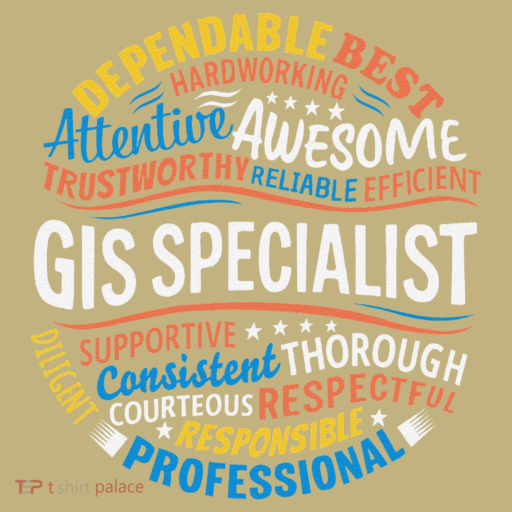 Gis Specialist Gifts Funny Appreciation Week T-Shirt