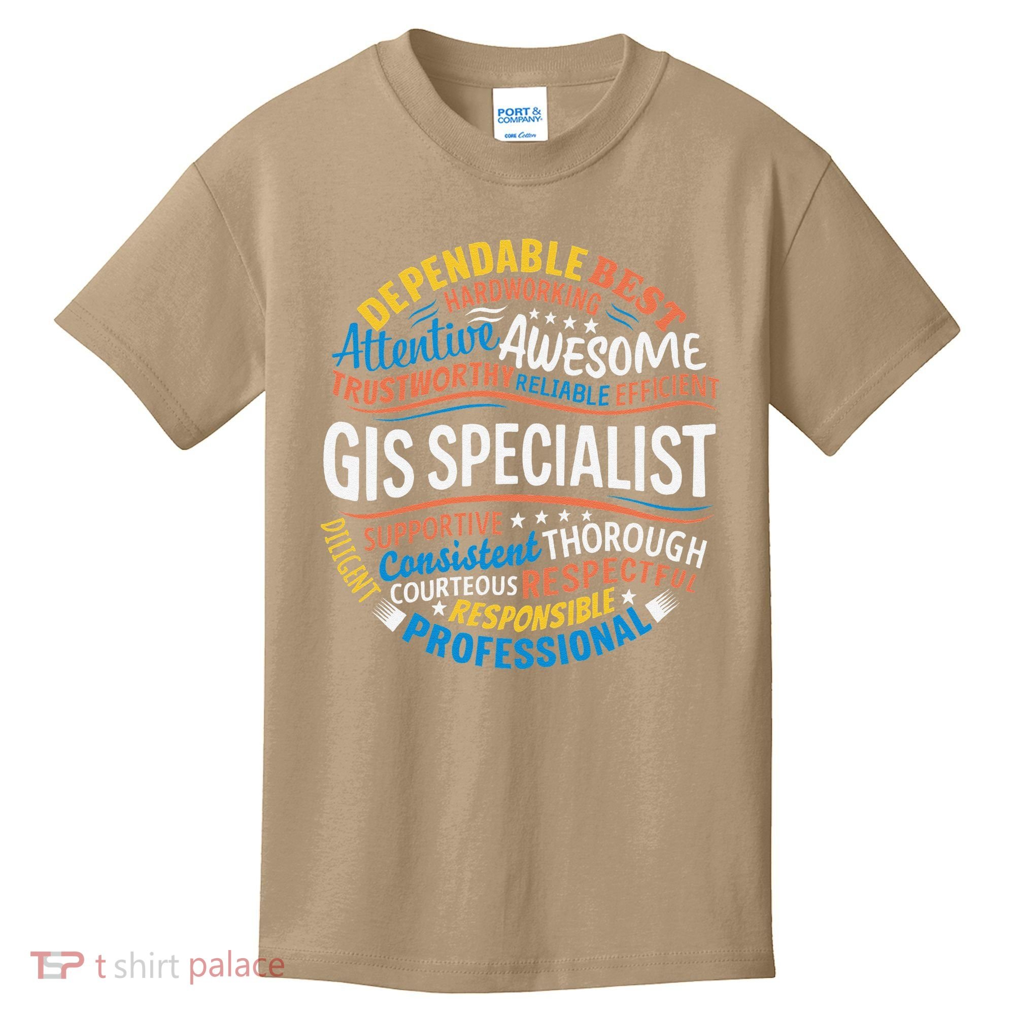 Gis Specialist Gifts Funny Appreciation Week Kids T-Shirt