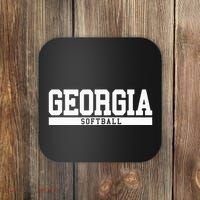 Georgia Softball Coaster thumb 0
