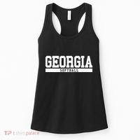 Georgia Softball Women's Tank Top thumb 0