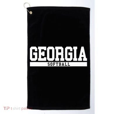Georgia Softball Golf Towel