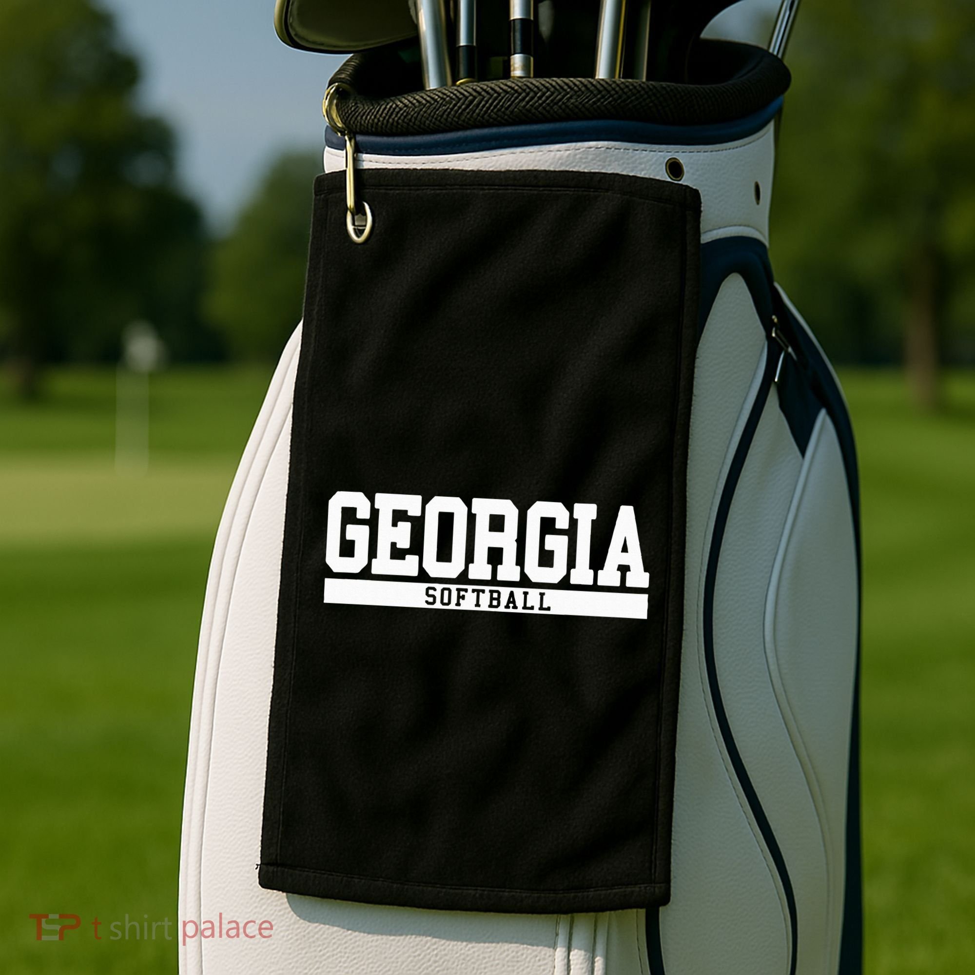 Georgia Softball Golf Towel