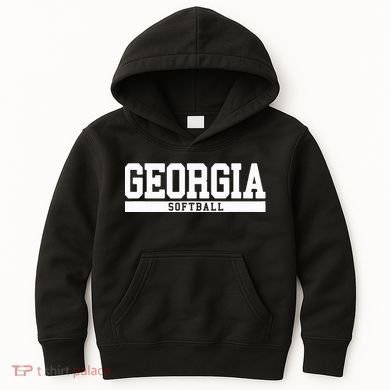 Georgia Softball Kids Hoodie