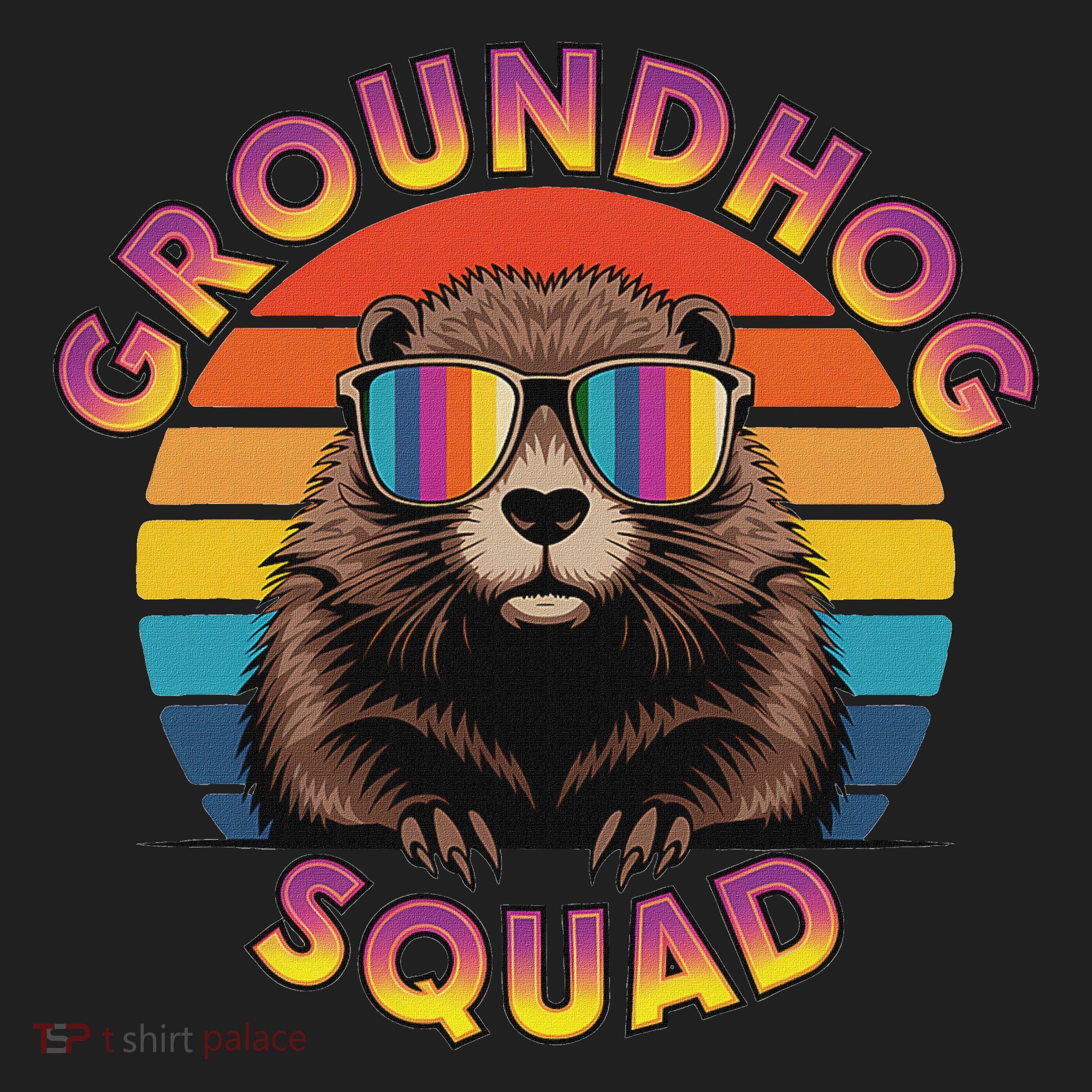 Groundhog Squad Golf Towel