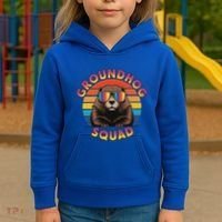 Groundhog Squad Kids Hoodie thumb 3