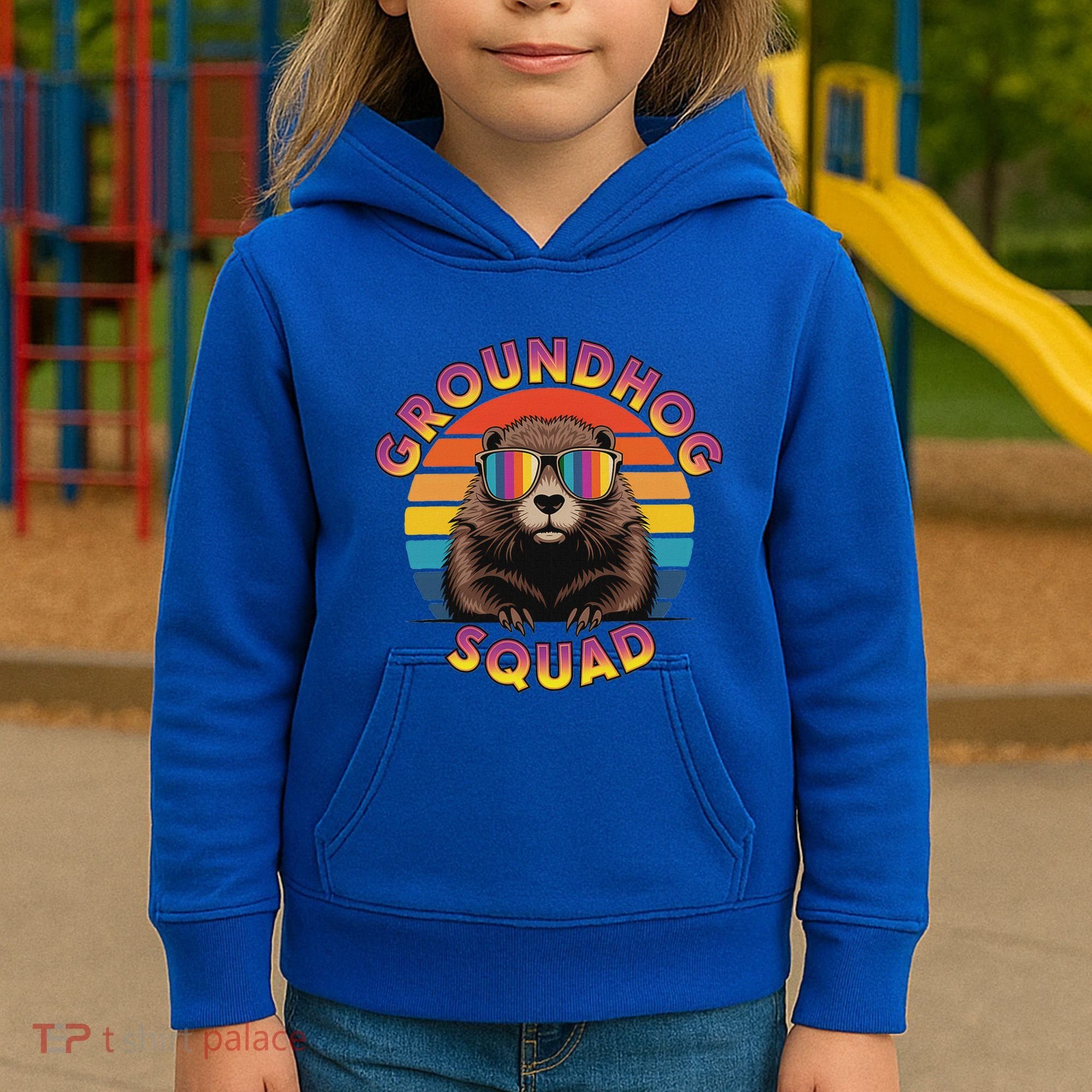 Groundhog Squad Kids Hoodie