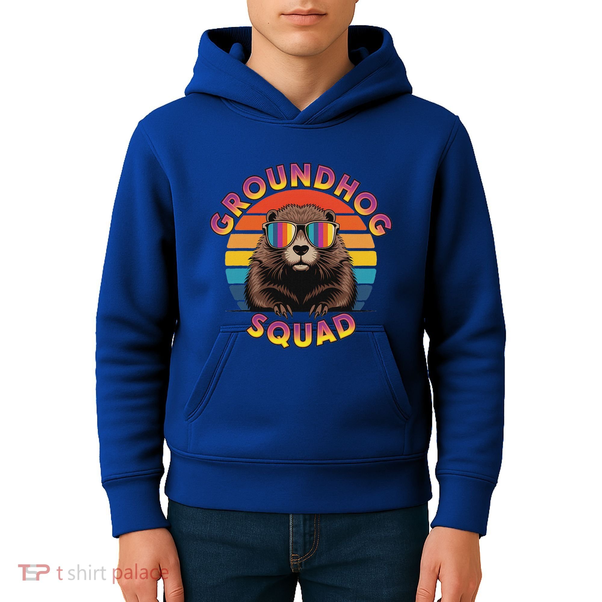 Groundhog Squad Kids Hoodie