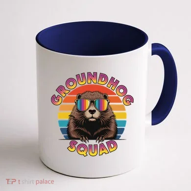 Groundhog Squad Coffee Mug back