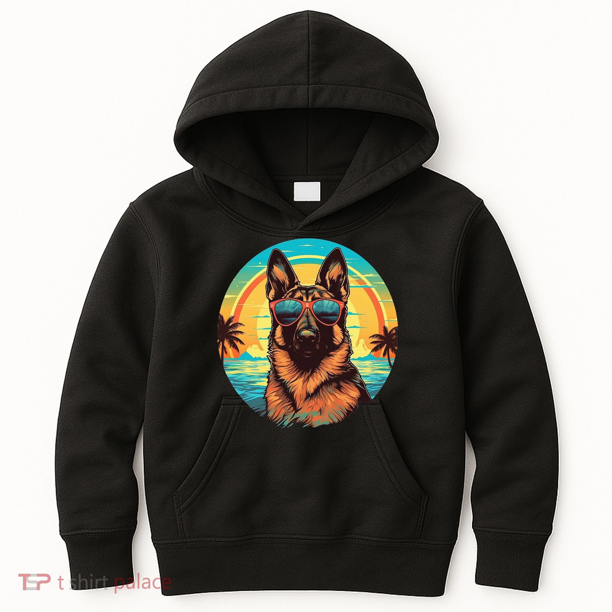 German Shepherd Kids Hoodie