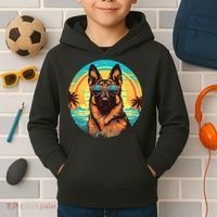 German Shepherd Kids Hoodie thumb 2