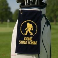 Gone Squatchin Golf Towel thumb 2
