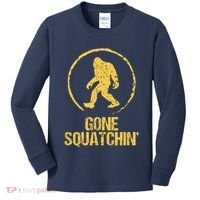 Gone Squatchin Kids Long Sleeve Shirt thumb 0