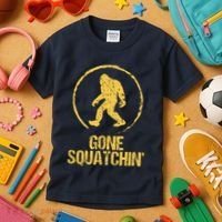 Gone Squatchin Kids T-Shirt thumb 3