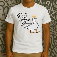 God's Silliest Goose God's Silliest Goose Duck Funny T-Shirt thumb 3