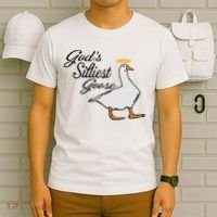God's Silliest Goose God's Silliest Goose Duck Funny T-Shirt thumb 6