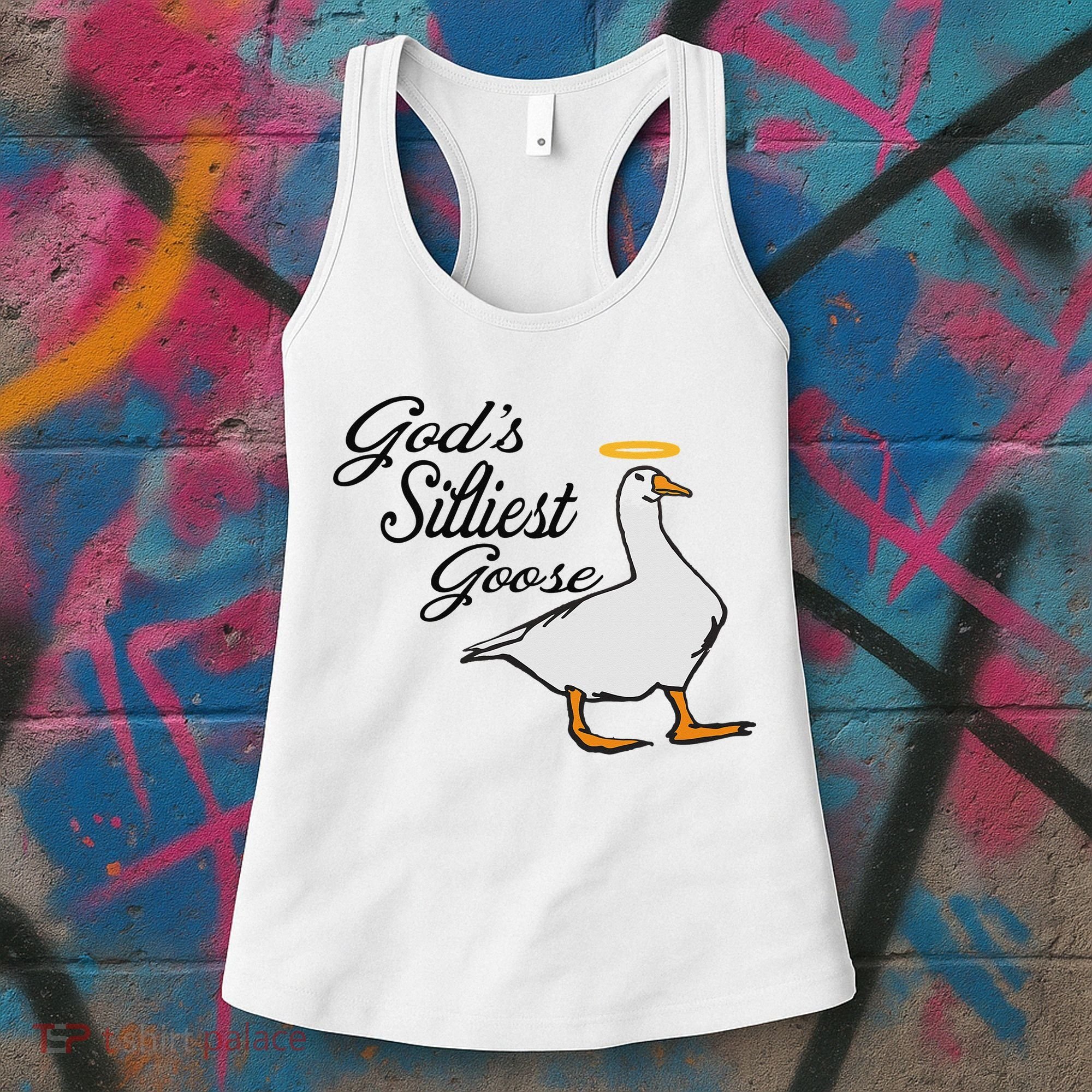 God's Silliest Goose God's Silliest Goose Duck Funny Women's Tank Top