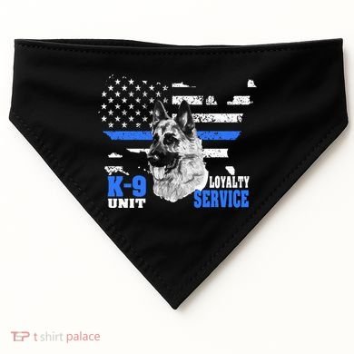 Ger Shepherd Gift K9 Unit Dog Breeder Kgift9 USA-Made Doggie Bandana