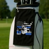 Ger Shepherd Gift K9 Unit Dog Breeder Kgift9 Golf Towel thumb 2