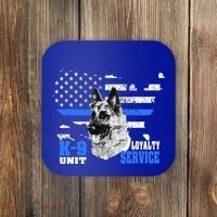 Ger Shepherd Gift K9 Unit Dog Breeder Kgift9 Coaster thumb 0